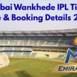Mumbai Wankhede IPL Tickets Price & Booking Details 2026