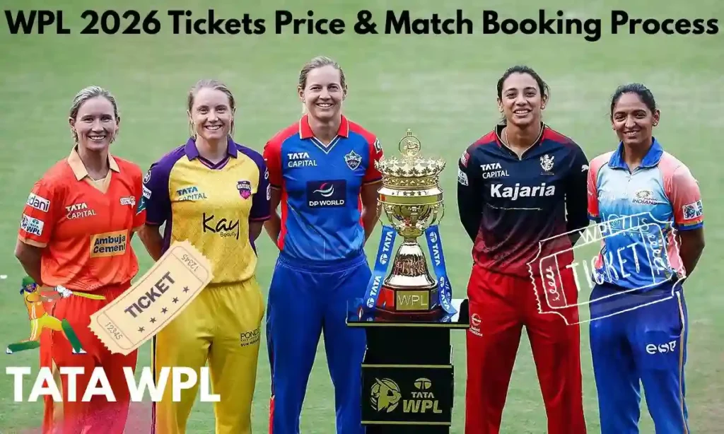 WPL 2026 Tickets Price and Match Booking Online & Offline Process