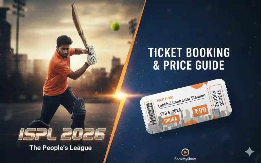 ISPL Ticket Booking Process and ISPL Match Tickets Price 2026