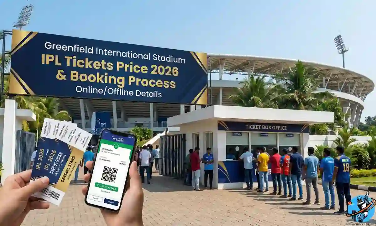 Greenfield International Stadium IPL Tickets Price 2026 & Booking Process