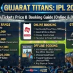 IPL GT Match Tickets Price 2026 and Ticket Booking Online/Offline Process