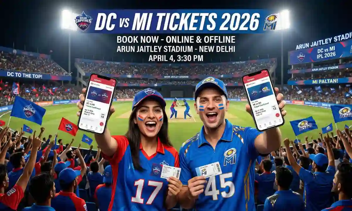 DC vs MI Tickets Price | IPL 2026 MI vs DC Match Ticket Booking Online