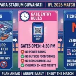 ACA Barsapara Stadium Guwahati: Parking, Gates & Tickets Counter (IPL 2026)